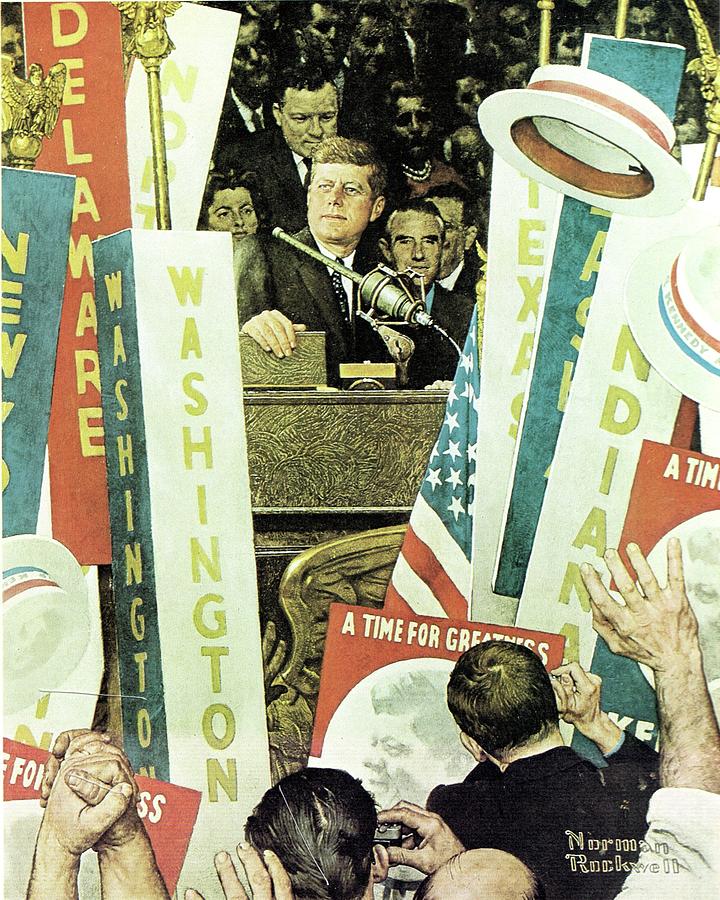 A Time For Greatness 1964 Norman Rockwell Painting by Olde Time ...