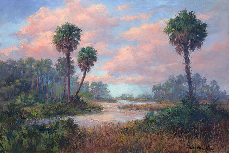Everglades National Park Painting - A time Past by Laurie Snow Hein