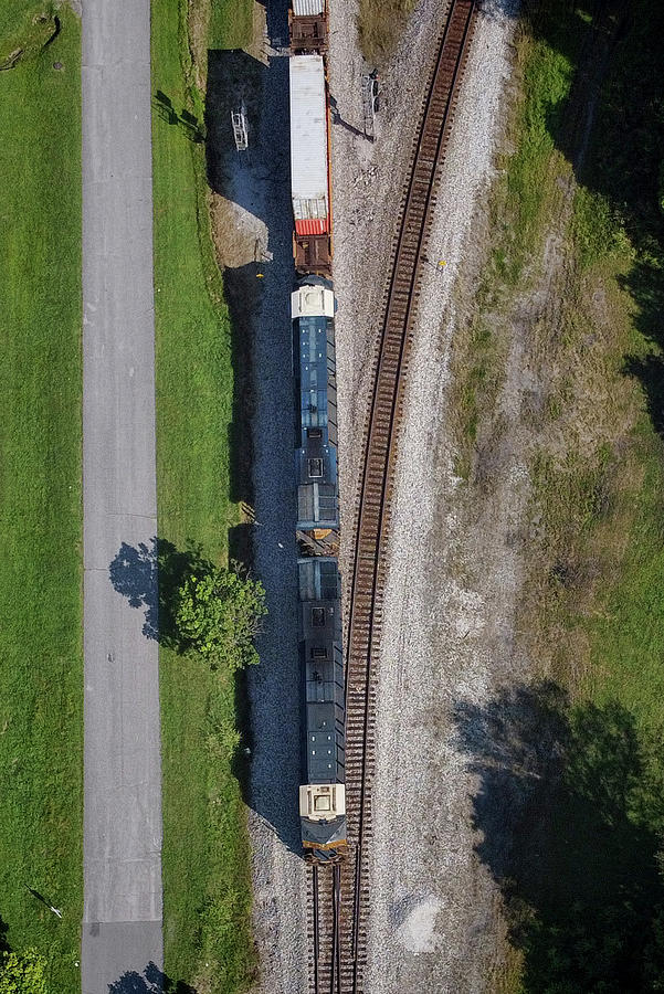 A topside view of the hottest intermodals on the CSX system Photograph by Jim Pearson
