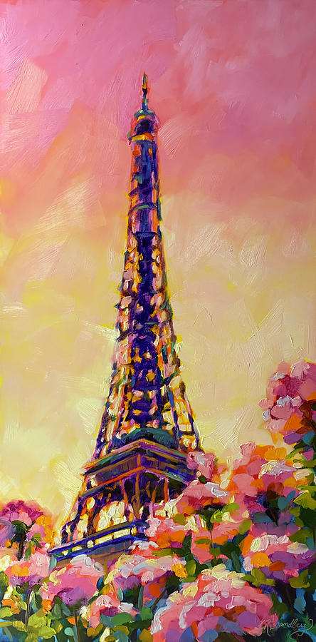 A Touch of Paris Painting by Chris Brandley