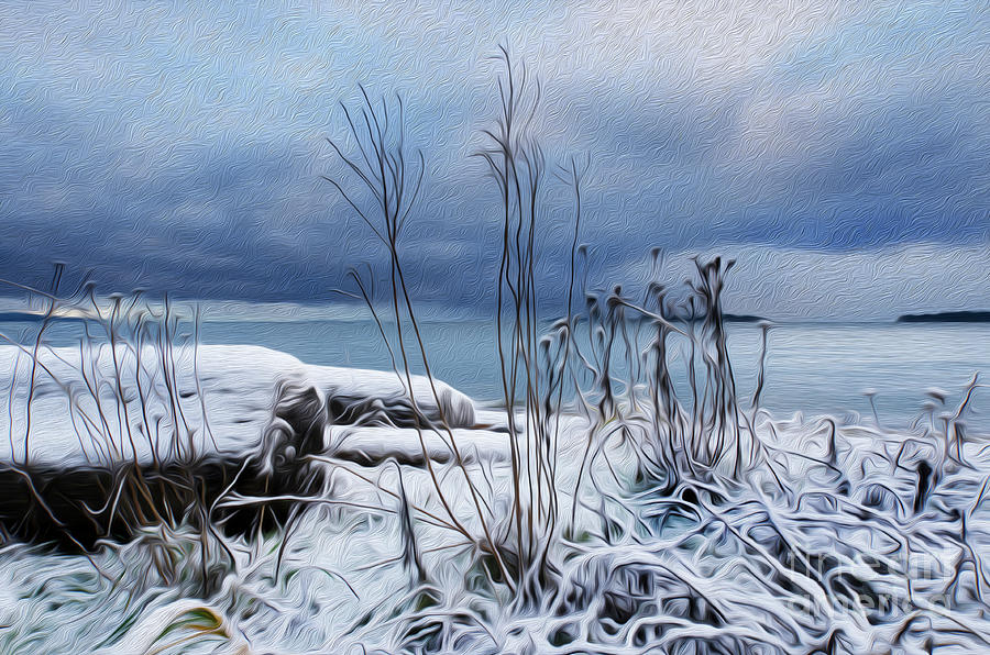 Landscape Photograph - A Touch Of Winter 6 by Bob Christopher