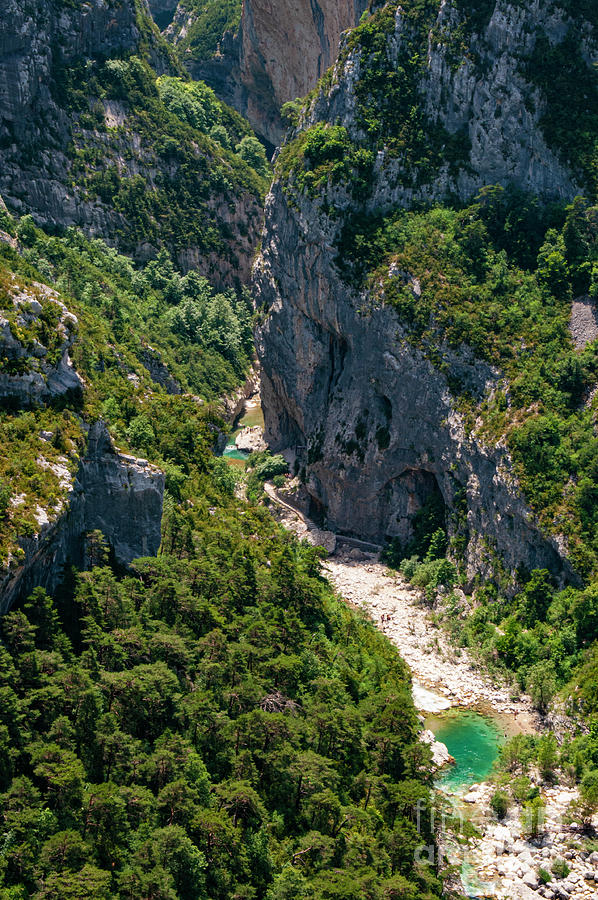 A Trail through the Gorge du Verdon Photograph by Bob Phillips