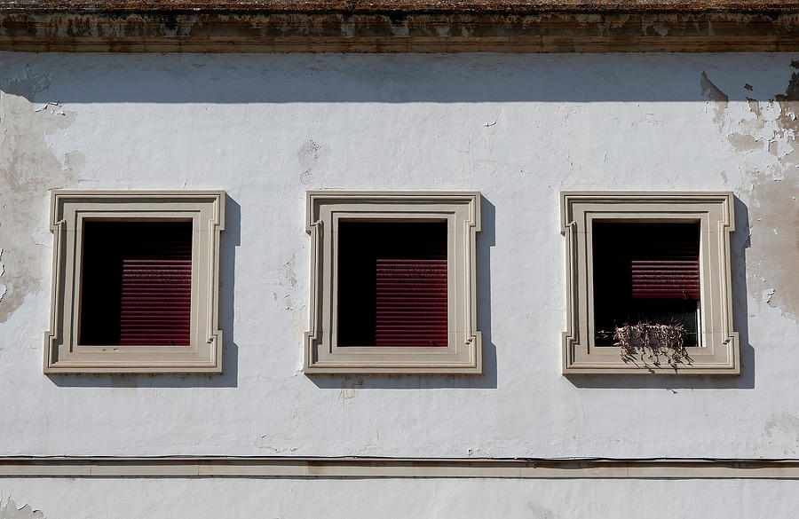 A Trio of Windows  Photograph by Lorraine Devon Wilke