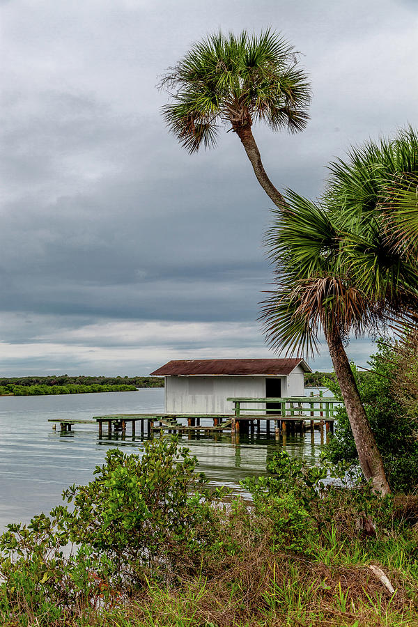 A Tropical Boathouse Photograph by W Chris Fooshee