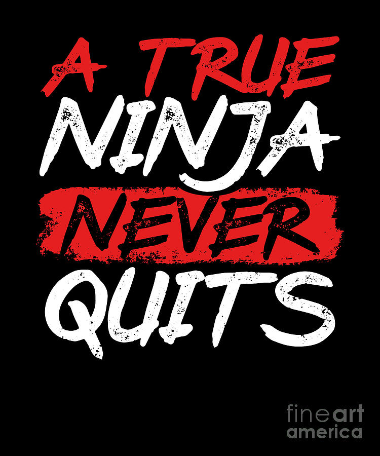 A true ninja never quits Digital Art by BeMi90 - Fine Art America