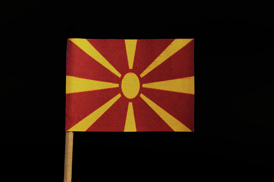 Flag of the Republic of Macedonia Photograph by Vaclav Sonnek