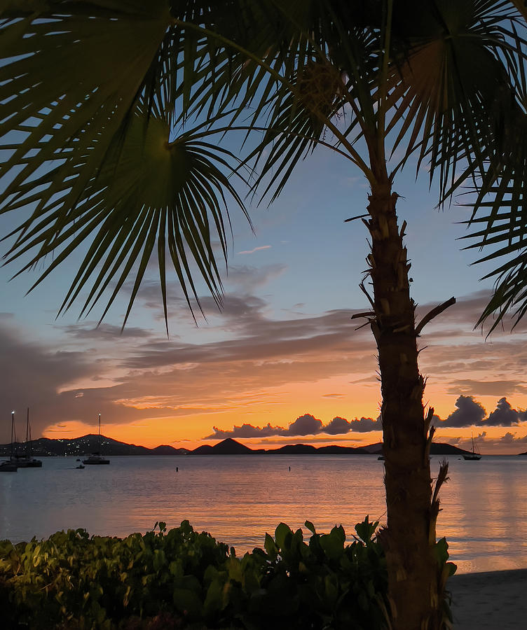 A U.S. Virgin Island Sunset Photograph by Sylvia Goldkranz