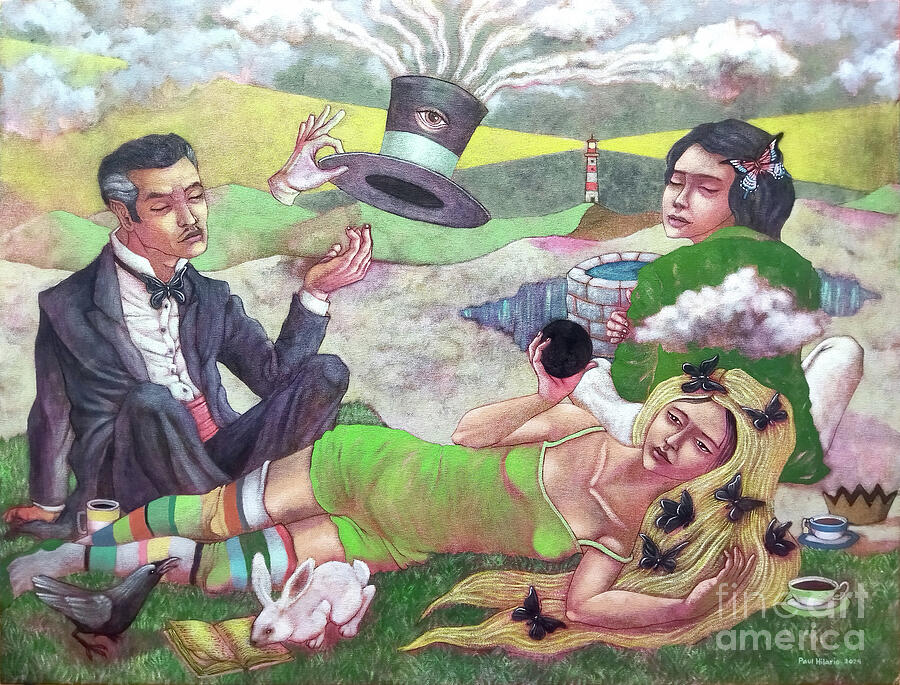 A Utopian Eye For Art Painting by Paul Hilario A Utopian Eye For Art Painting by Paul Hilario