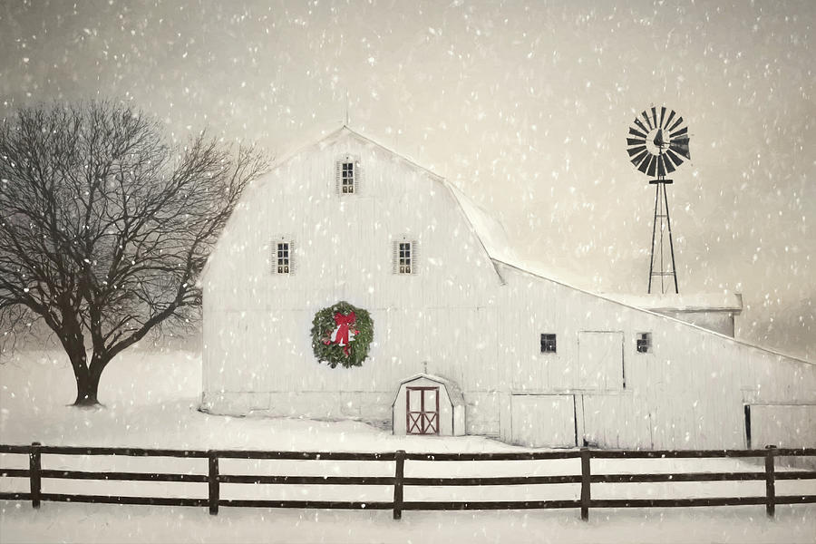 A Van Gogh Christmas Mixed Media by Lori Deiter