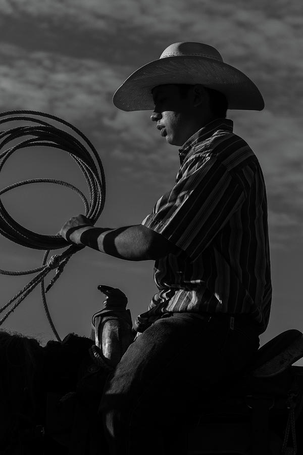 A Vaquero in Training Photograph by Laddie Halupa