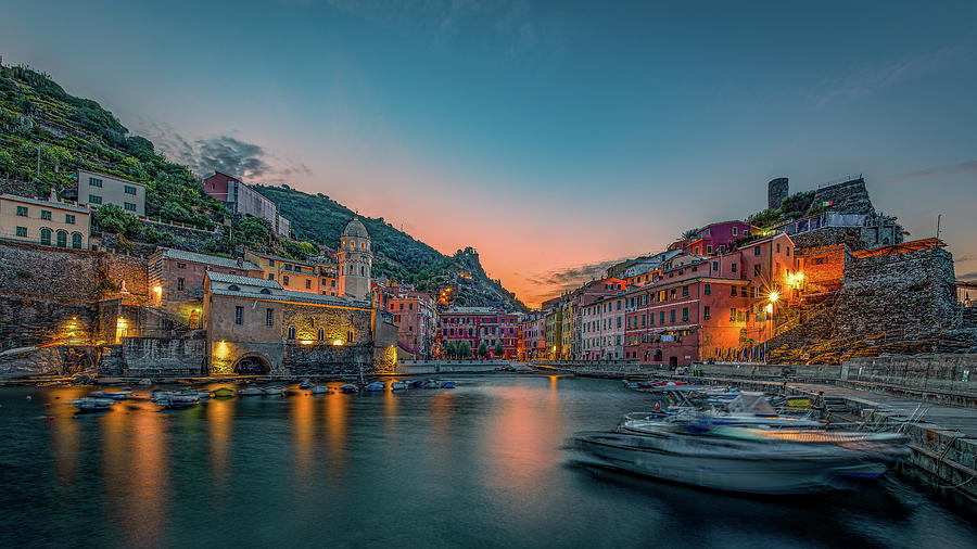 A Vernazza Morning Photograph by David Downs