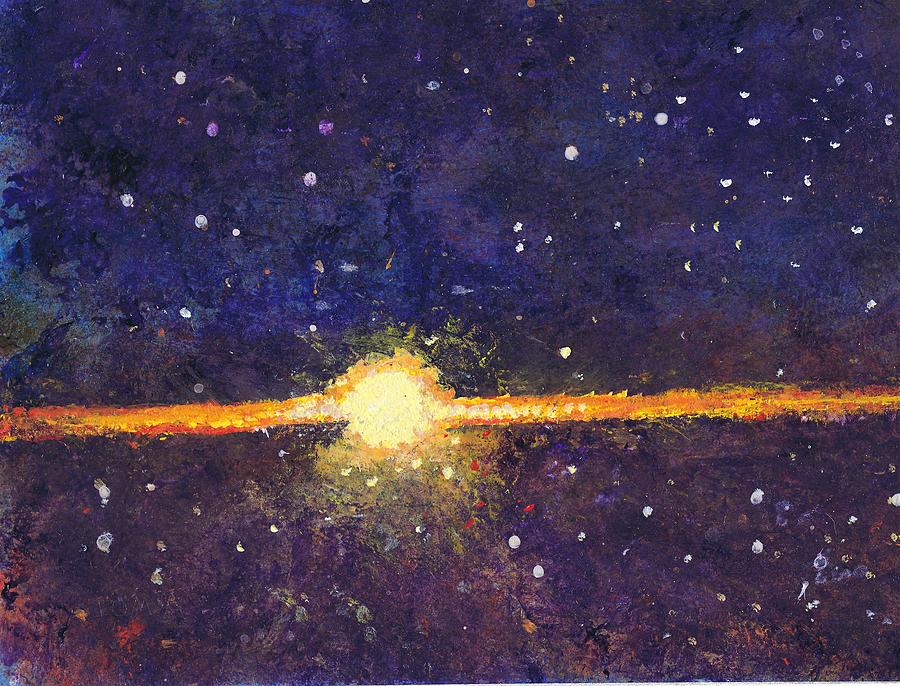 A Very Distant Galaxy Painting by Bill Tomsa