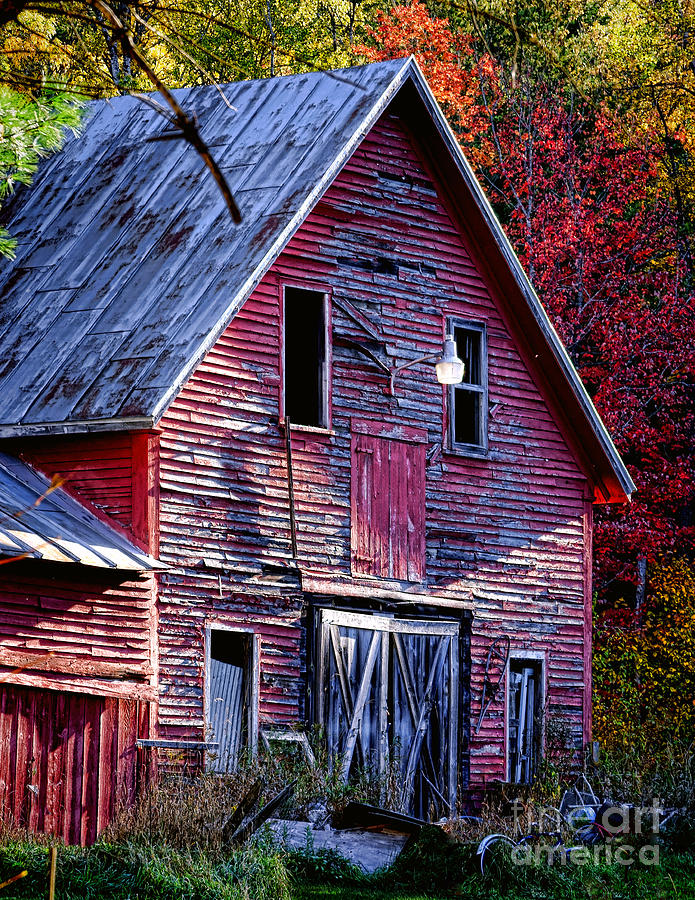 A Very Old Barn Photograph by Olivier Le Queinec