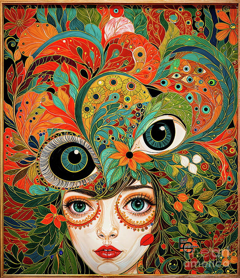 Autumn portrait Digital Art by Elena Gantchikova Autumn portrait Digital Art by Elena Gantchikova