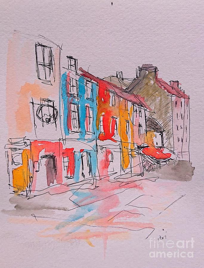 A Vibrant Painting Of Galway Ireland Painting By Mary Cahalan Lee Aka