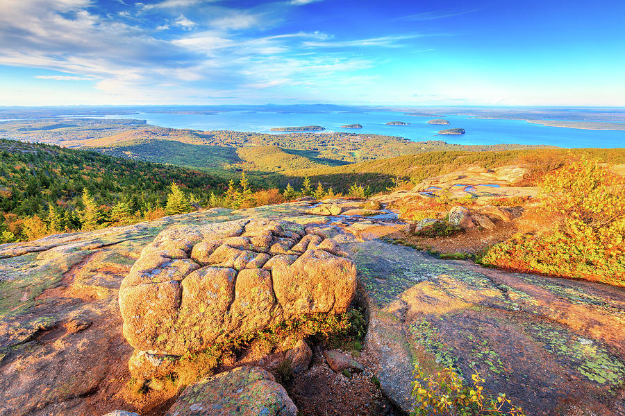 A view from Cadillac Mountain Photograph by Alexey Stiop