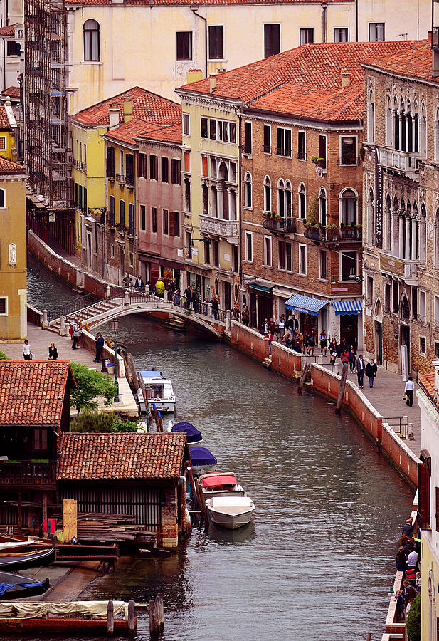 A View from the Grand Canal Digital Art by Richard Ortolano