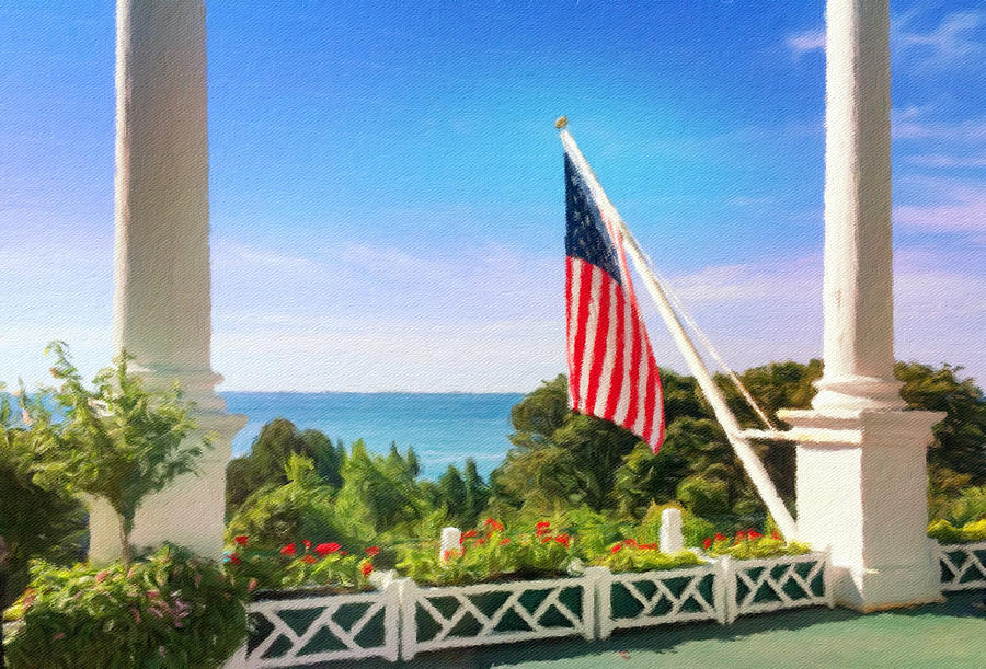 A View from the Grand Hotel Porch Photograph by Diane Lindon Coy