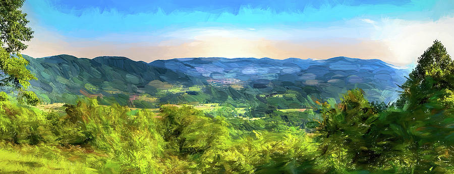 A View from the Ridge ap Painting by Dan Carmichael