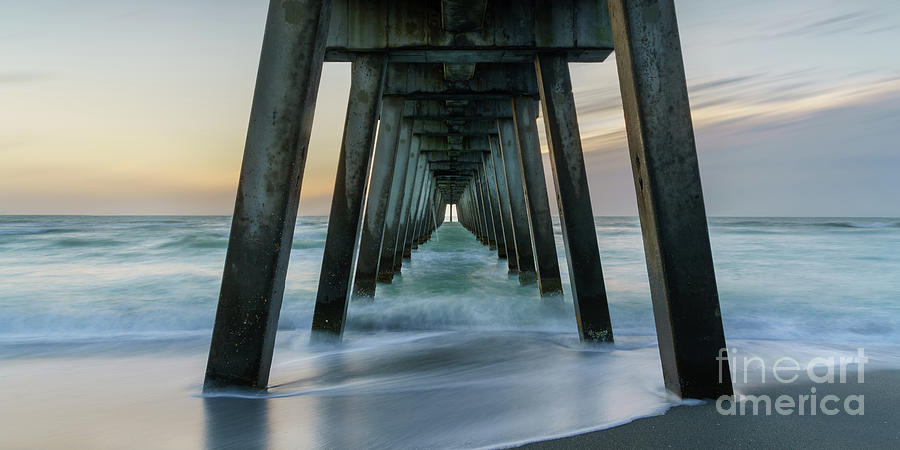 A View Into Eternity, Venice Fishing Pier, Florida 2 Photograph by Liesl Walsh