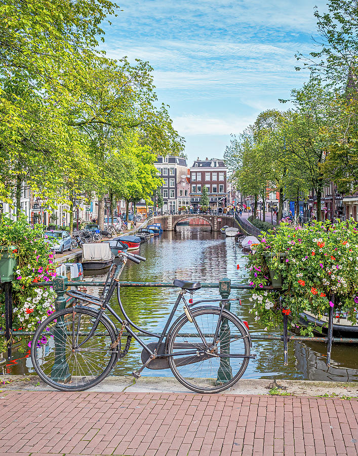 The Netherlands Photograph - A View of Amsterdam by Marla Brown