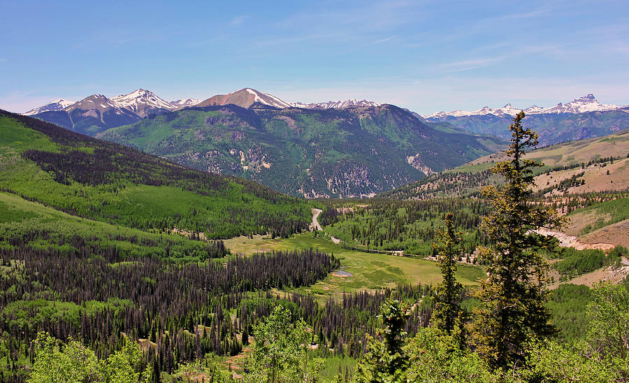 A View of Colorado State Highway 149 Through the San Juans, USA ...