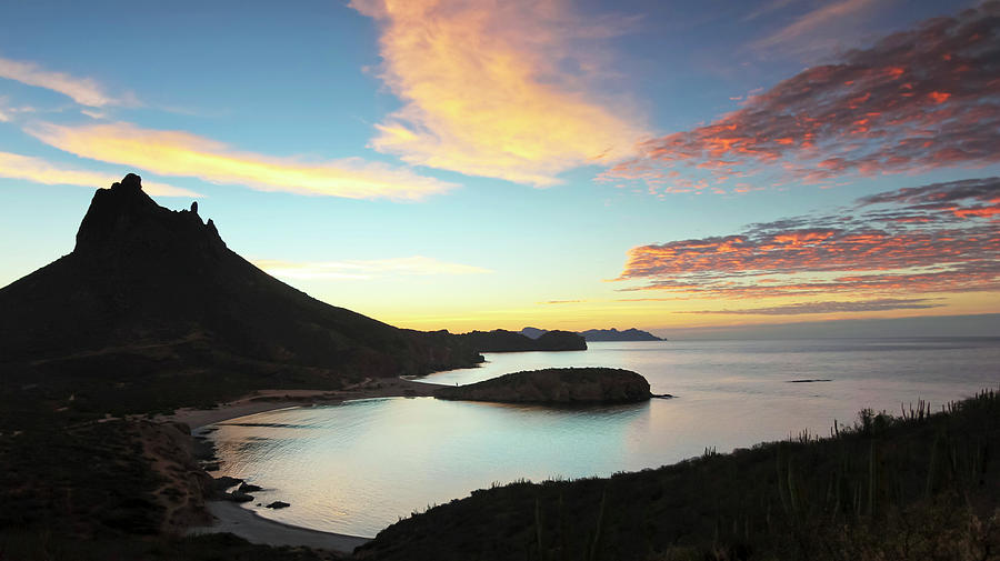 A View of Lalo Cove from Mirador Lookout, San Carlos, Sonora, Mexico ...