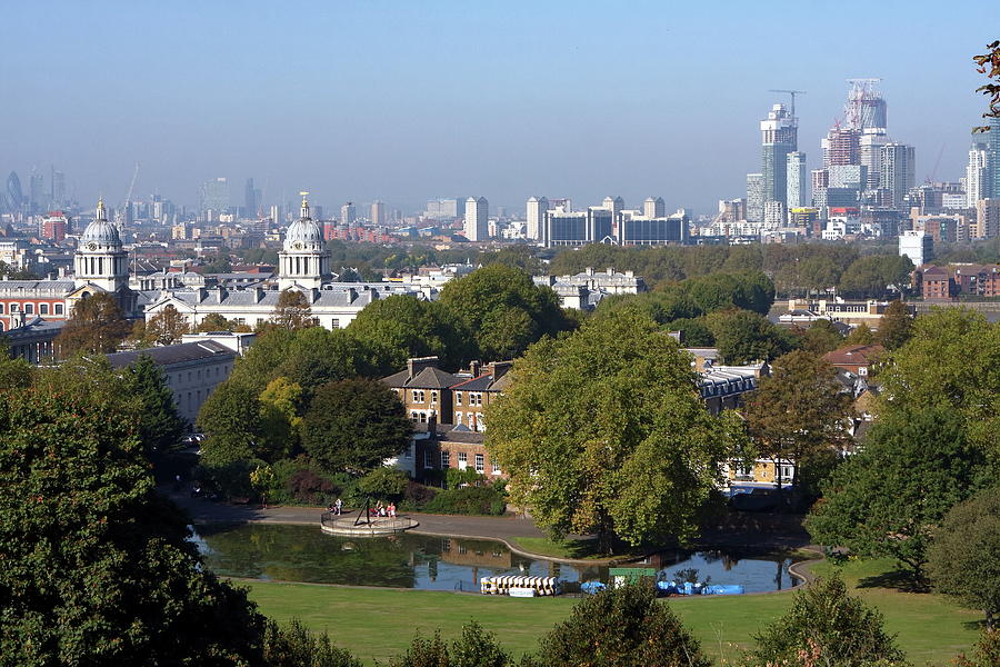A View Of London From Greenwich Park Photograph