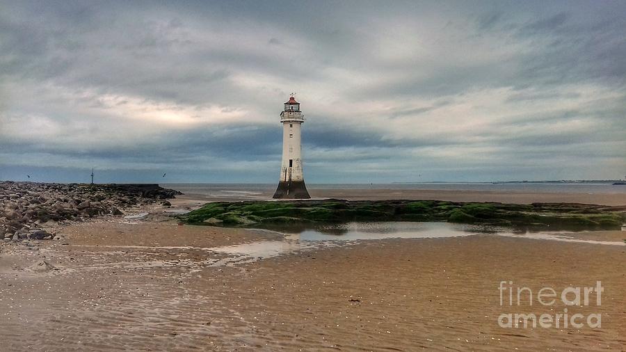 A View of Perch Rock Lighthouse 2 Photograph by Joan-Violet Stretch
