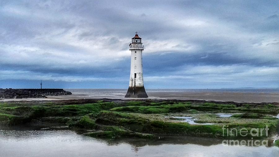 A View Of Perch Rock Lighthouse Photograph