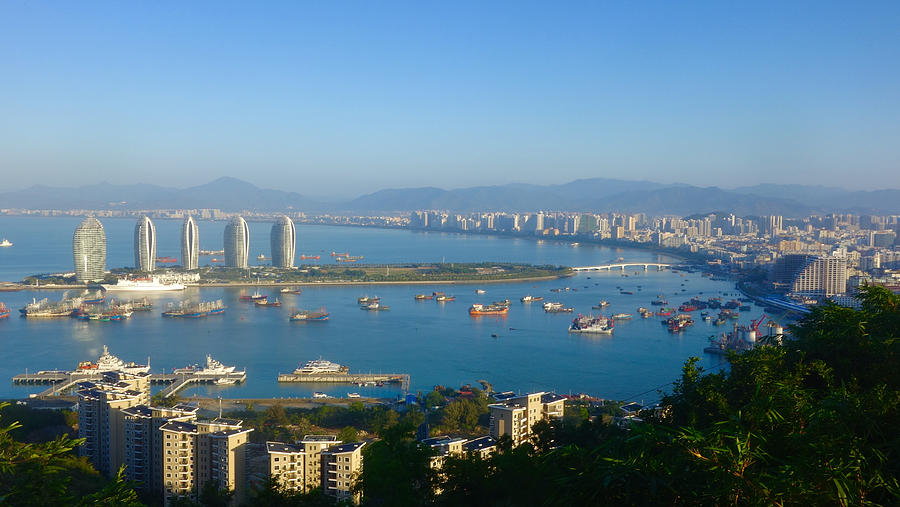 A view of sanya, China Photograph by fanjie Tang