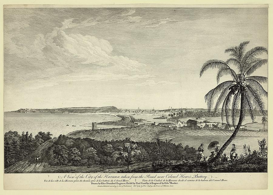 A view of the city of the Havana, taken from the road near Colonel Howes battery Photograph by Paul Fearn