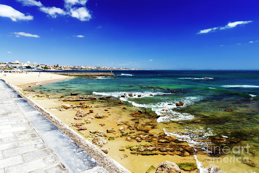 A View of the Estoril Coast in Cascais Photograph by John Rizzuto
