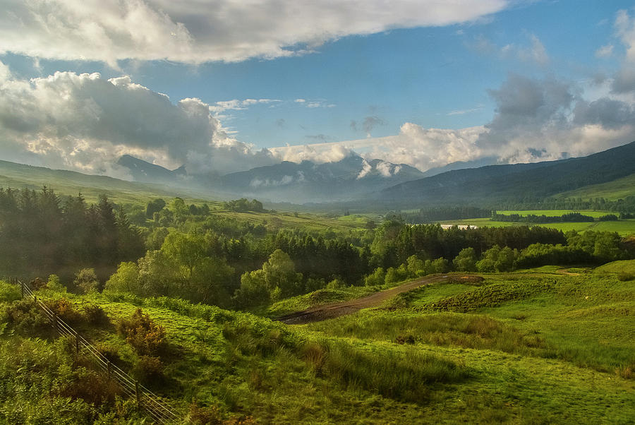 A View of the Highlands from the Caledonian Sleeper Photograph by Matthew Irvin