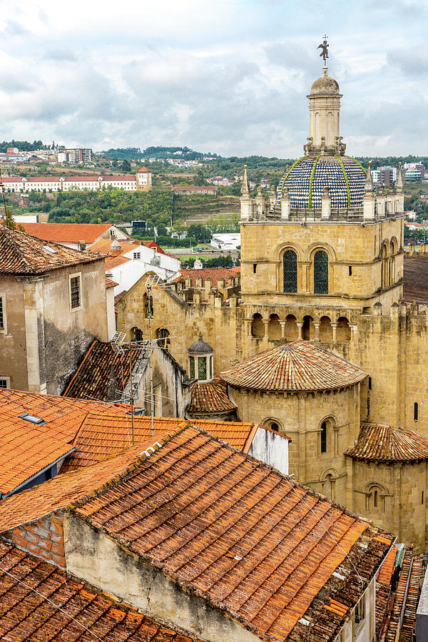 A View of the Old Cathedral of Coimbra Photograph by W Chris Fooshee