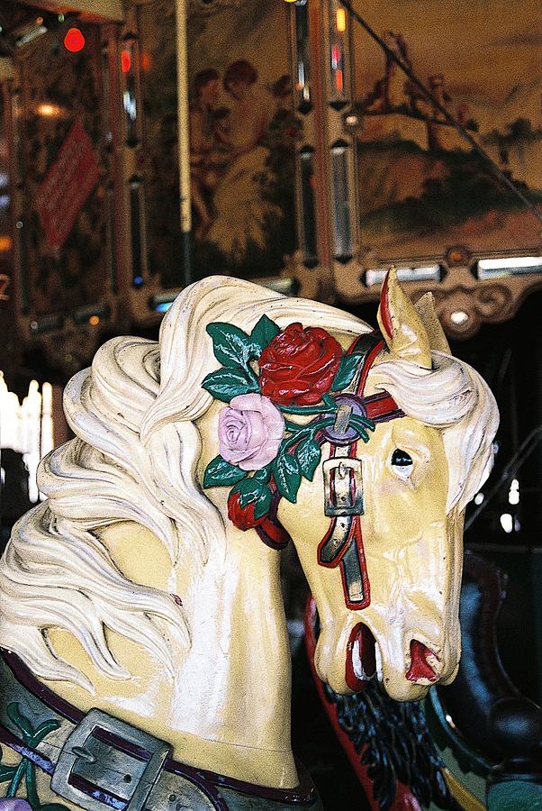 A Vintage Carousel Horse Digital Art by Karen Fischgrund | Fine Art America