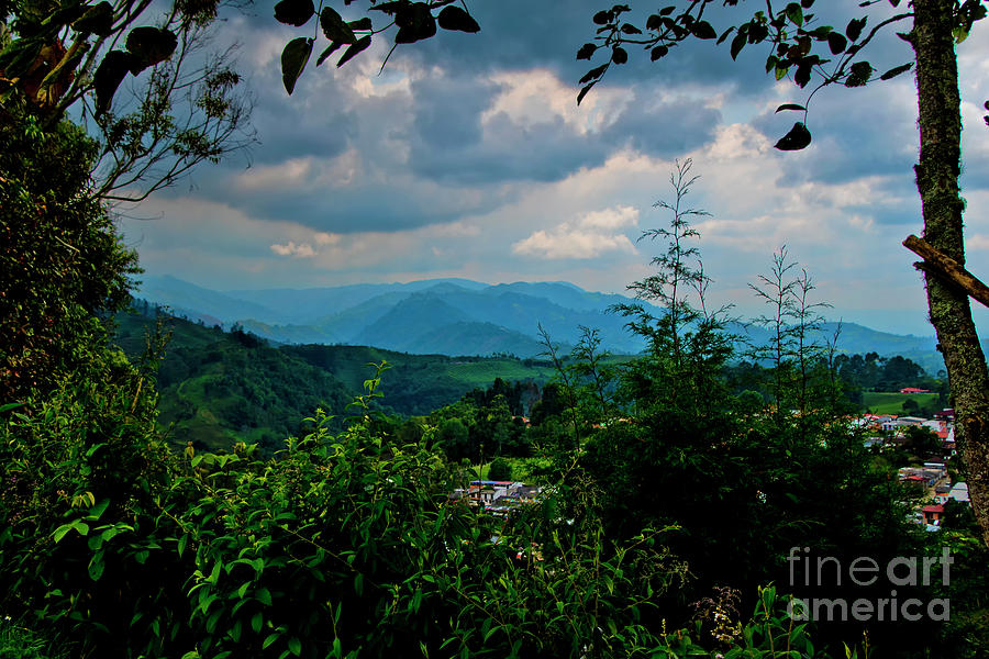 A Vista Above Salento, Quindio, Colombia Photograph by Al Bourassa