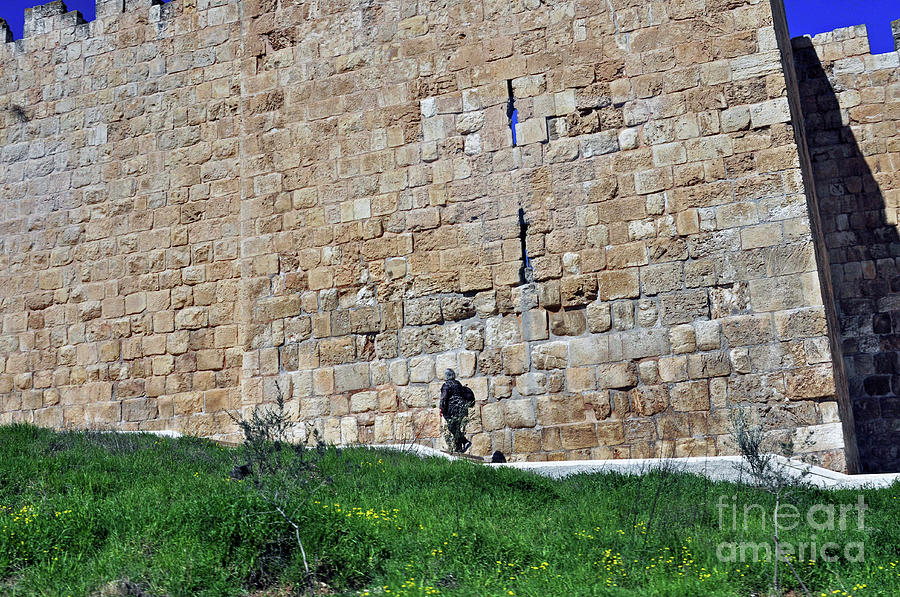A Walk Along Jerusalems Old Walls Photograph by Lydia Holly