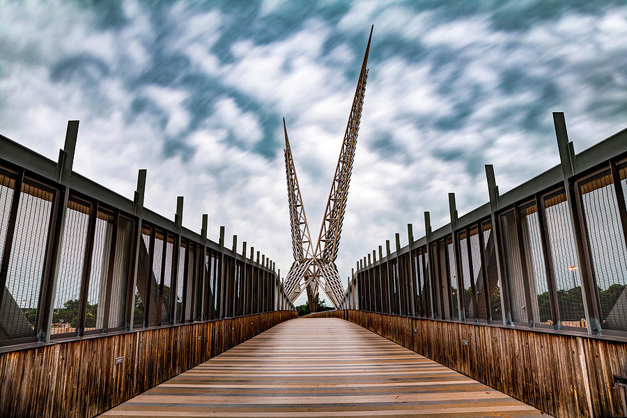 Oklahoma City Photograph - A Walk Along The Skydance Scissortail Bridge - Oklahoma City by Gregory Ballos
