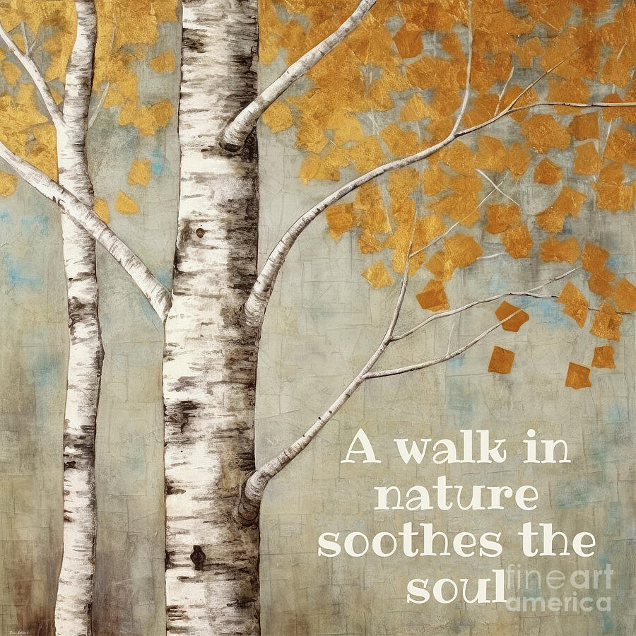 A Walk In Nature Soothes The Soul 2 Painting by Tina LeCour A Walk In Nature Soothes The Soul 2 Painting by Tina LeCour