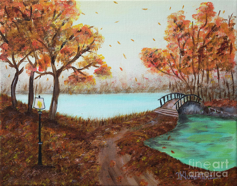  A Walk in the Park  Painting by Deborah Klubertanz