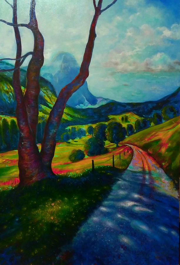 A Walk Through The Mountains Painting by Emery Franklin