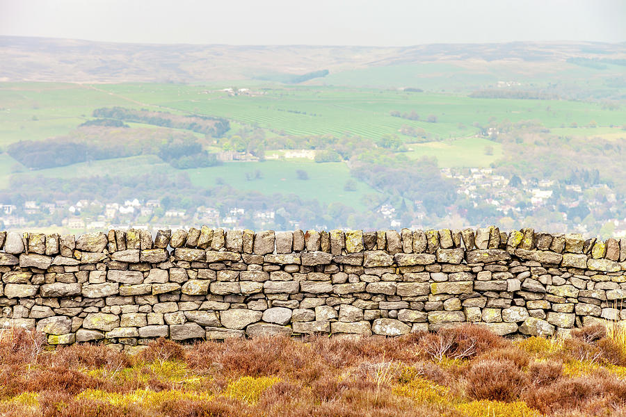 A Wall on Ilkley Moor Photograph by W Chris Fooshee