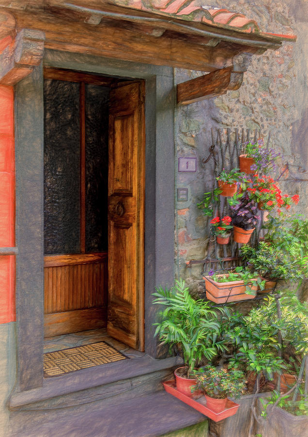 A Warm Tuscan Welcome Photograph by Marcy Wielfaert