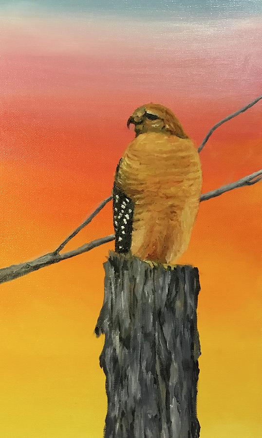 A watchful eye Painting by Ellen Canfield