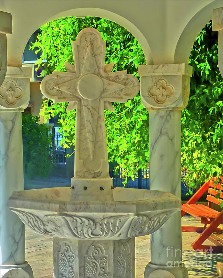 A Water Fountain In Cyprus Photograph