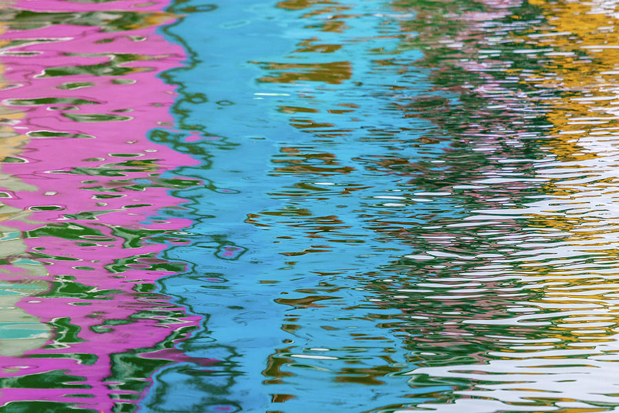 A Water Palette in Burano Photograph by W Chris Fooshee