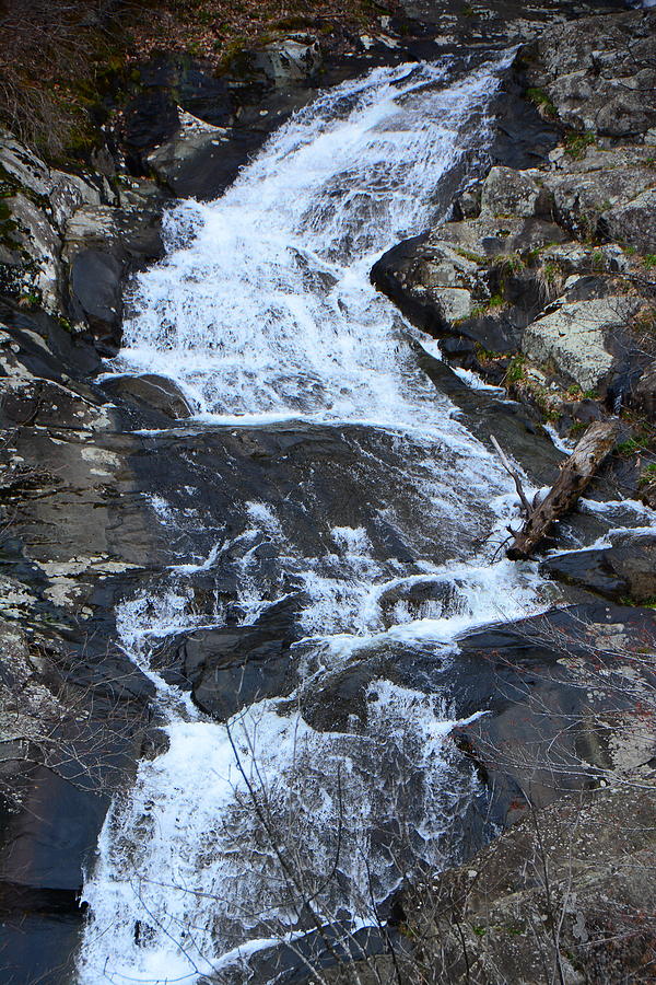 A Waterfall in White Oak Canyon in Shenandoah National Park Photograph ...