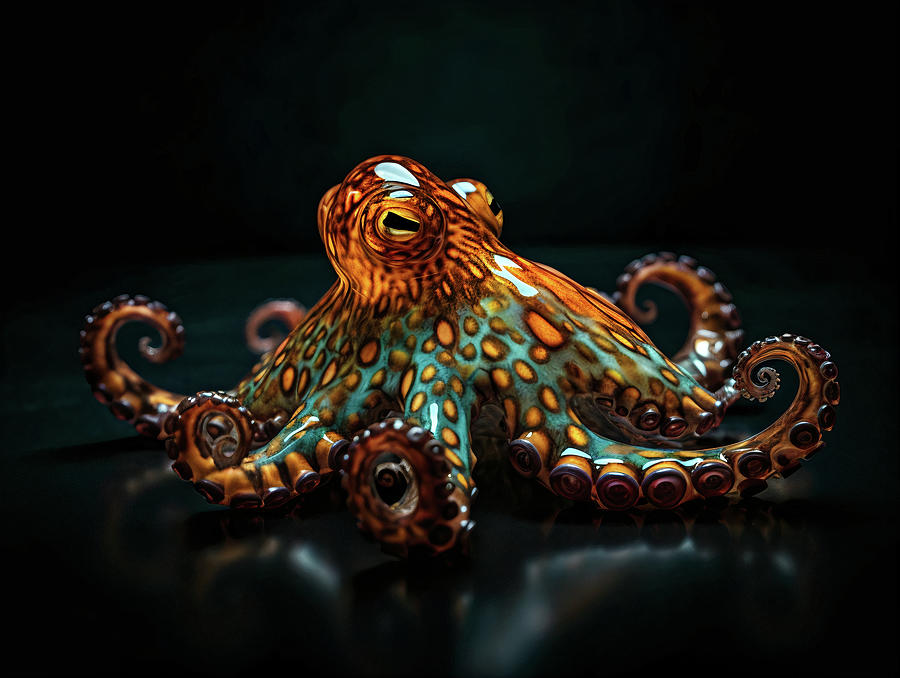 A Wee Octopus Beauty Digital Art by Carmen Hathaway - Fine Art America