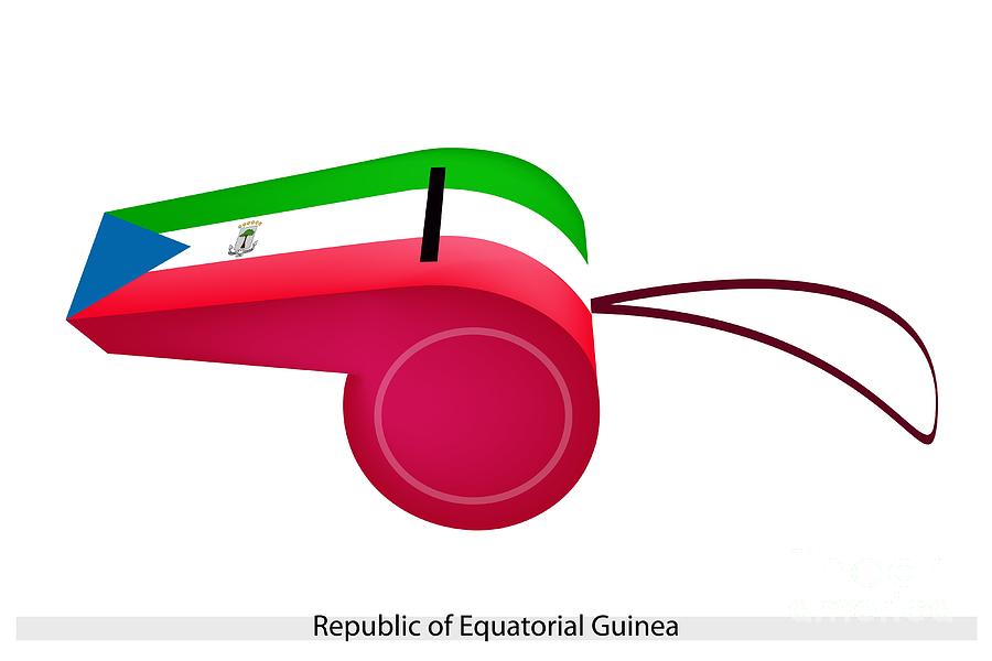A Whistle Of Republic Of Equatorial Guinea Drawing